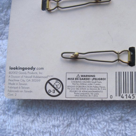 2 Goody 2002 Plastic Hippie Flower Hair Barrettes - Picture 10 of 11